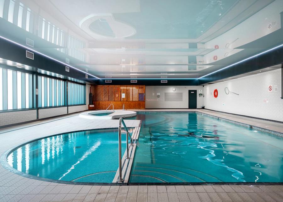 indoor pool at penrhos holiday park near ceredigion coast