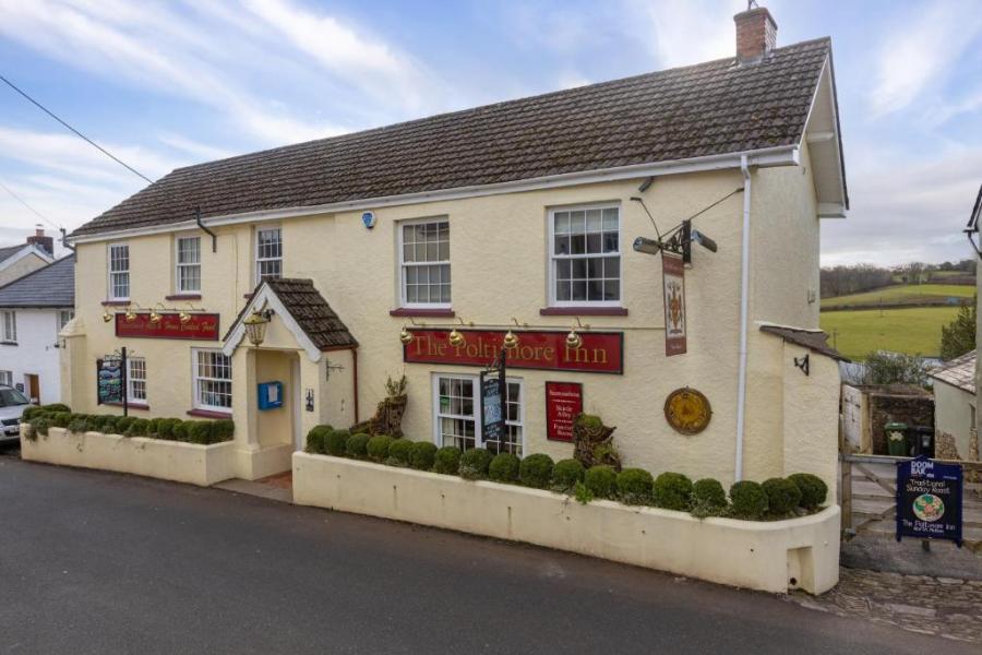 The Poltimore Inn pub in North Molton, Devon