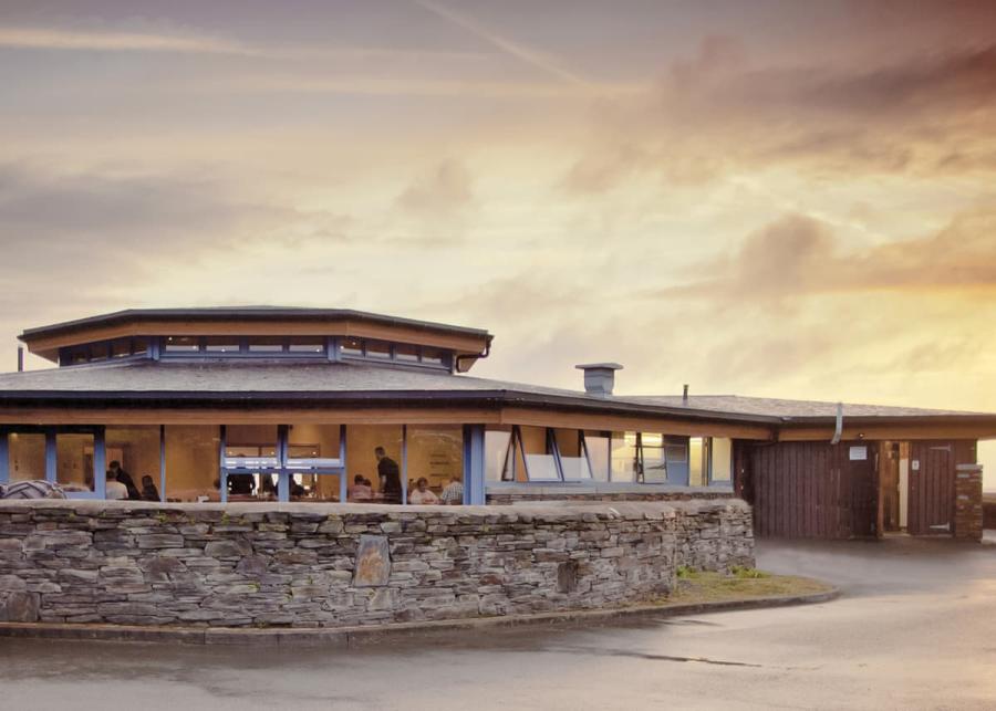 restaurant at sunbeach holiday park at llwyngwril