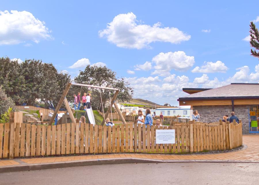 play area at sunbeach holiday park at llwyngwril