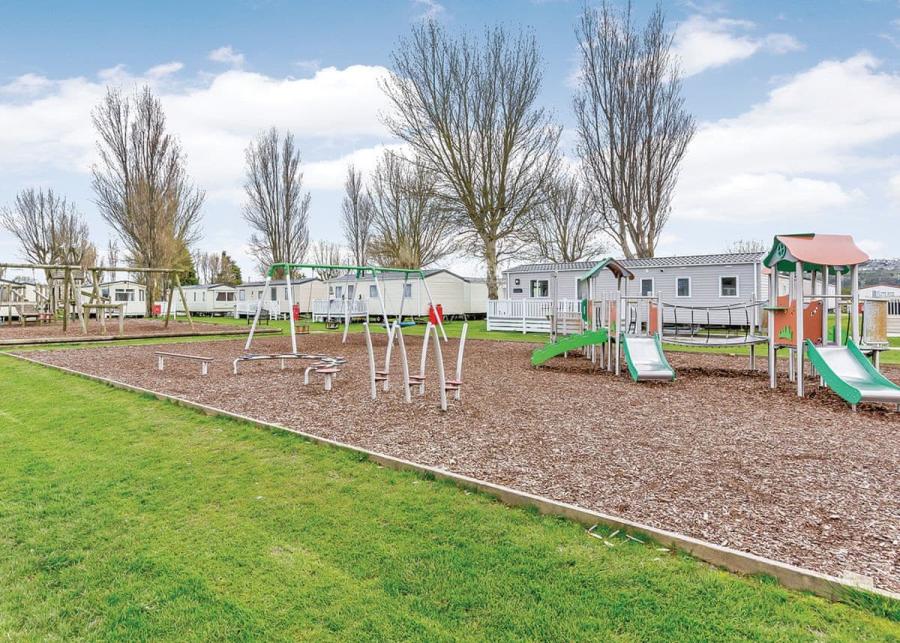 outdoor play area at talacre beach resort in holywell