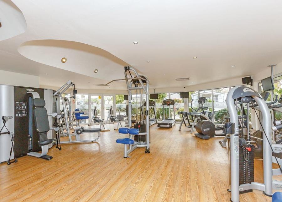 gym at entertainment at talacre beach resort in holywell