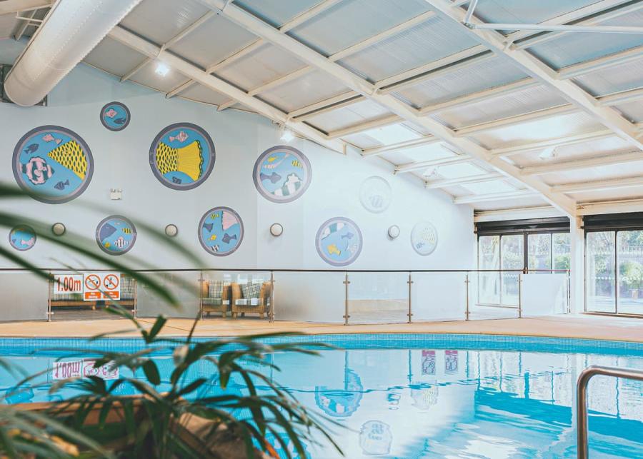 indoor pool at talacre beach resort in holywell