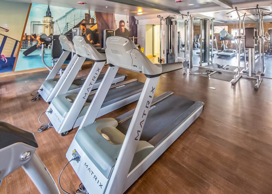 gym at the bay filey holiday village in filey