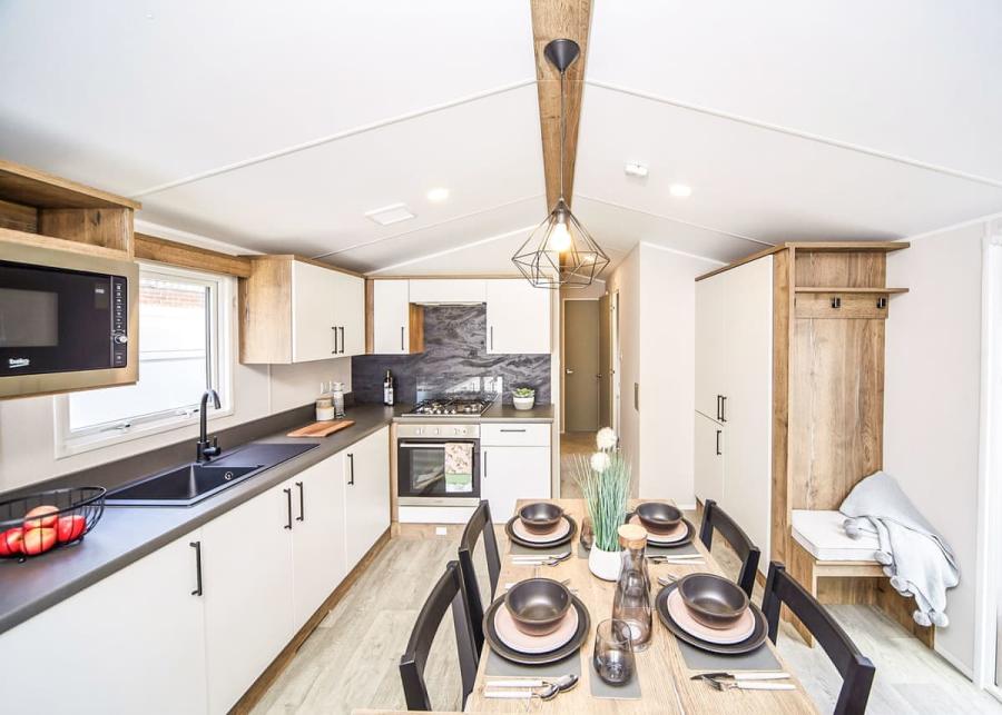 open plan kitchen tocketts mill country park near guisborough