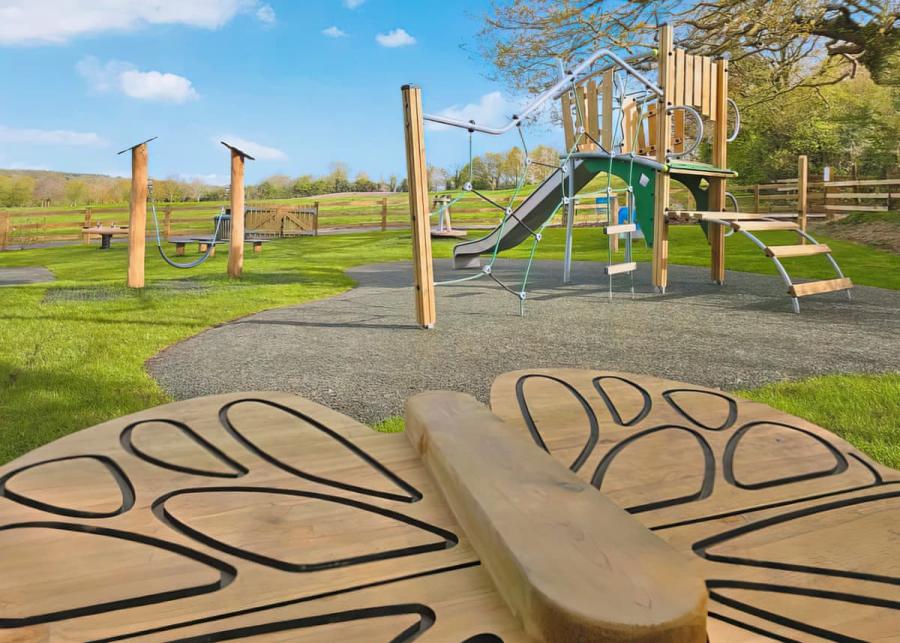 play park at wayfind pennant park in holywell