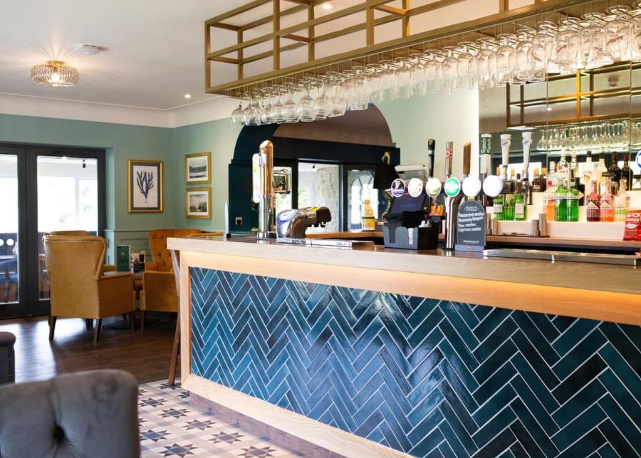 bar at wayfind pennant park in holywell