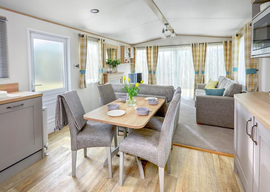 lodge at willows holiday park in yorkshire