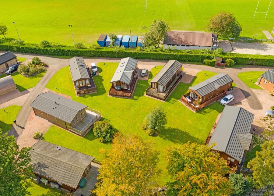 lodges at at braidhaugh holiday park in crieff