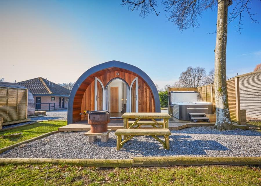pods at braidhaugh holiday park in crieff