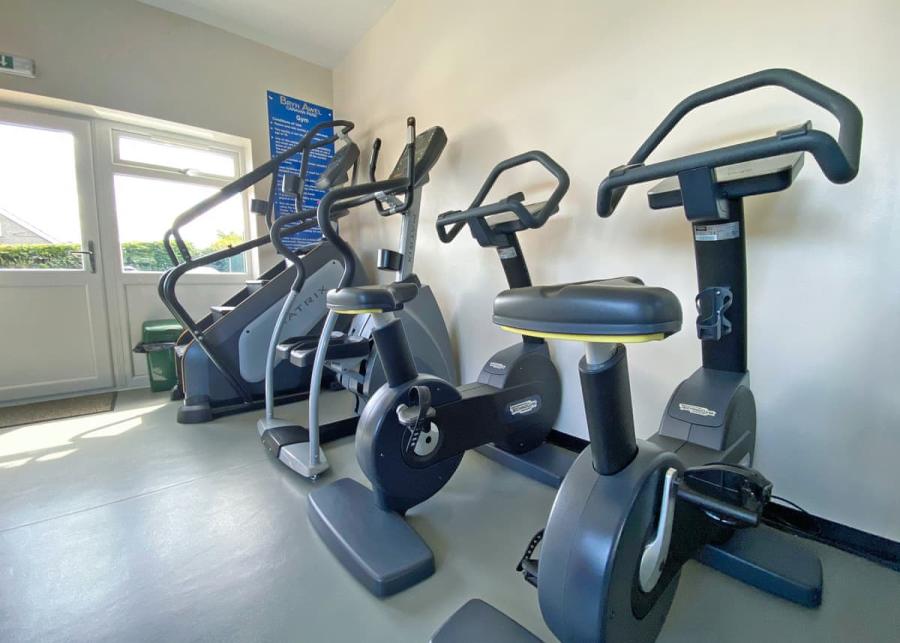 gym at bryn awel caravan park in anglesey
