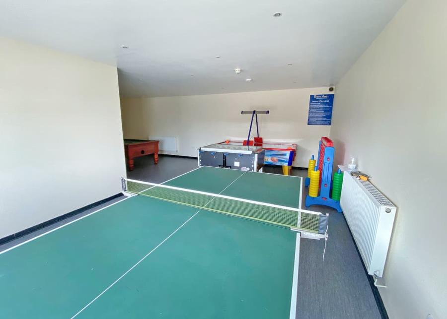 table tennis at bryn awel caravan park in anglesey
