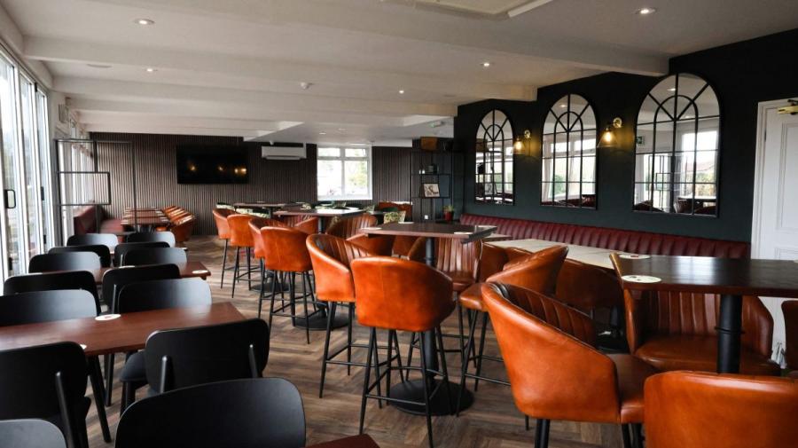 inside the restuarant at Cakes and Ale Holiday Park