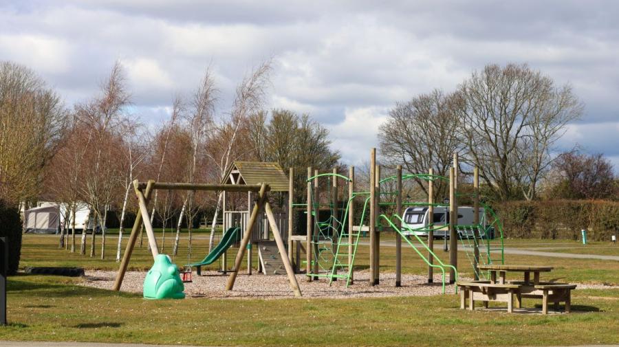 kids adventure playground at Cakes and Ale Holiday Park