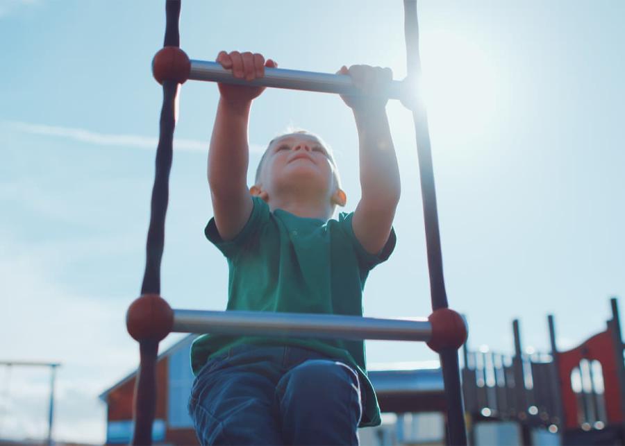 kids play area at golden sands holday park in cresswell
