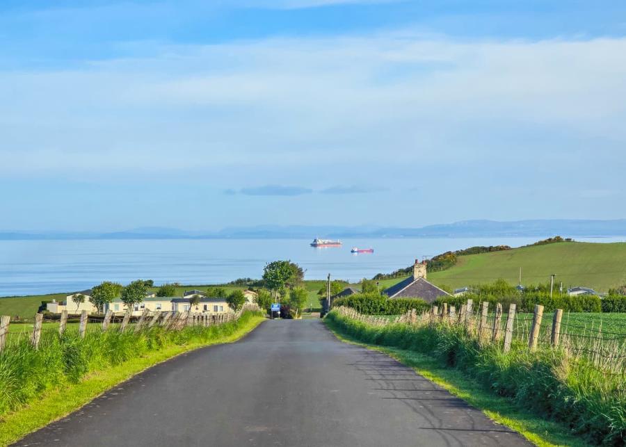 sea views at heads of ayr holiday park in ayr
