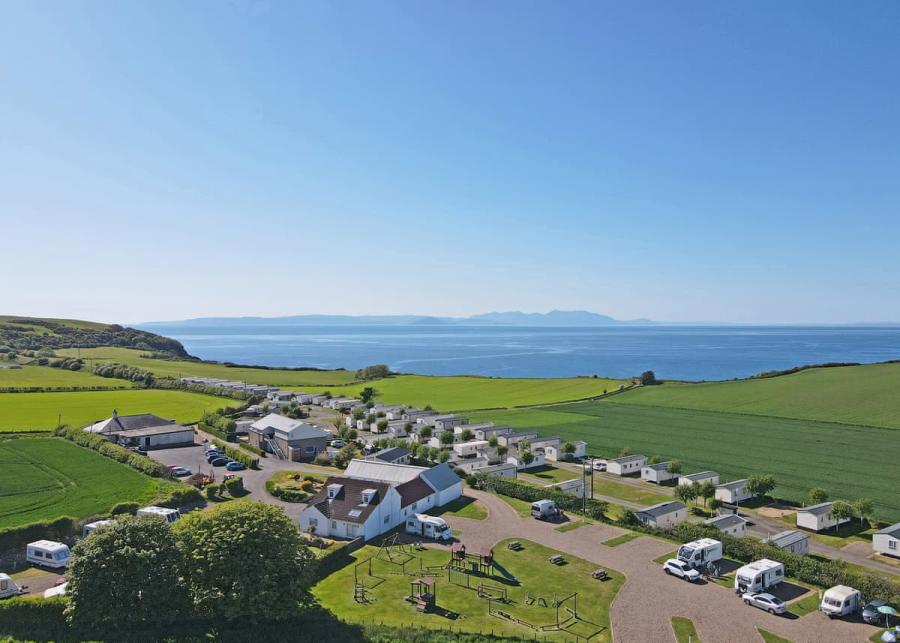 park setting at heads of ayr holiday park in ayr
