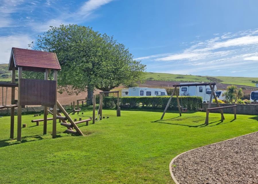 childrens play park at heads of ayr holiday park in ayr