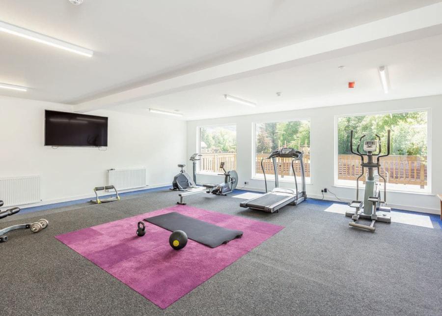 gym at loch ness highland resort in fort augustus