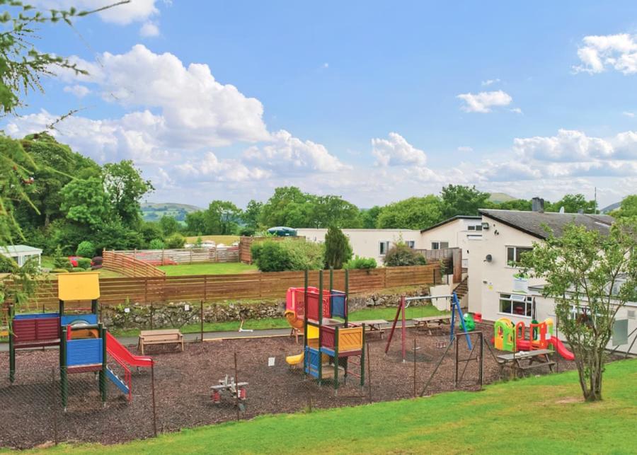 childrens play area for parc farm holiday park in denbighshire
