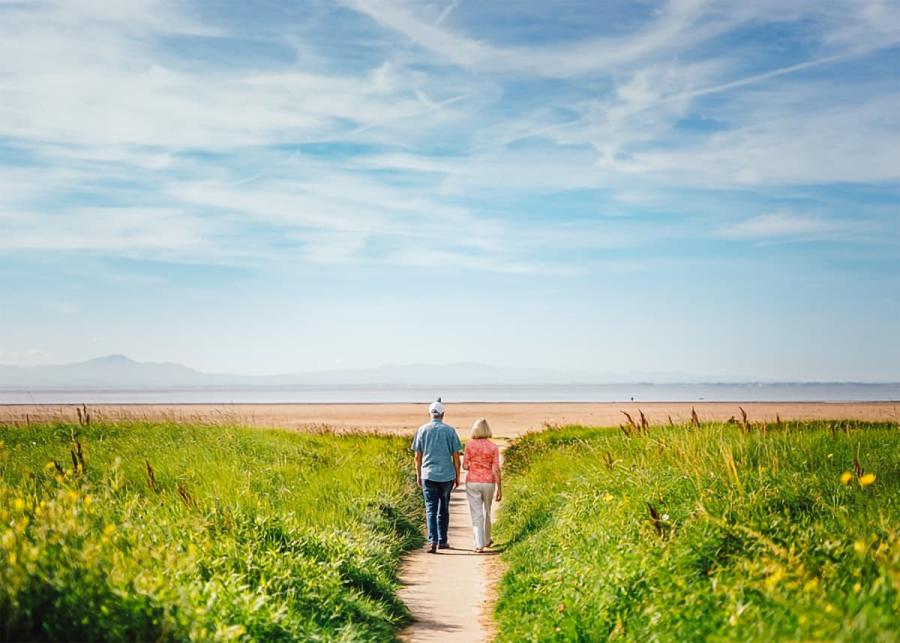 beach access at queensberry bay holiday park annan, dumfries and galloway