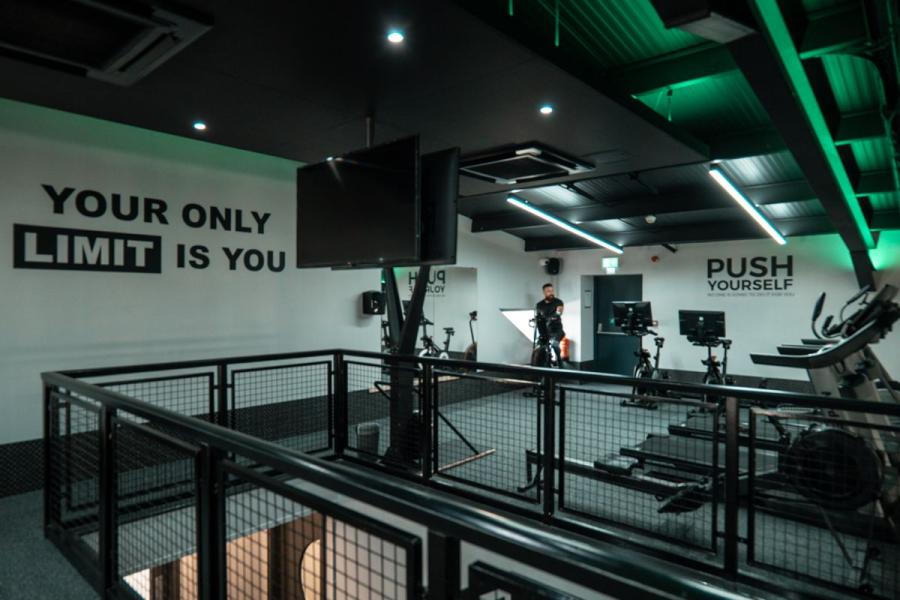 the gym at Riverside Holiday Park