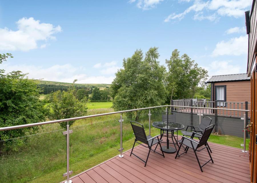 lodges at riverview holiday park in newcastleton
