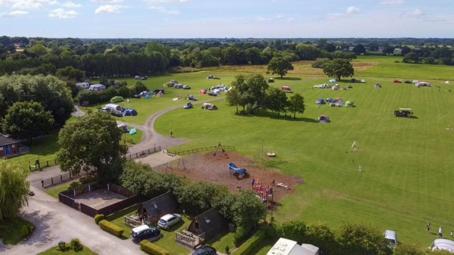 the camping field at Royal Umpire Holiday Park