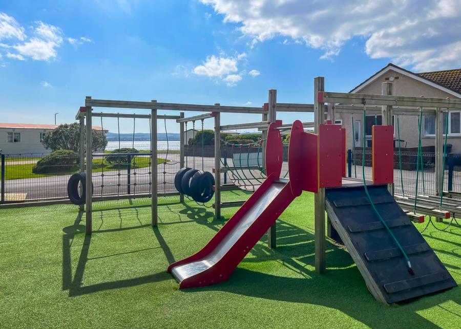 play park at ryan bay holiday park in Innermessan