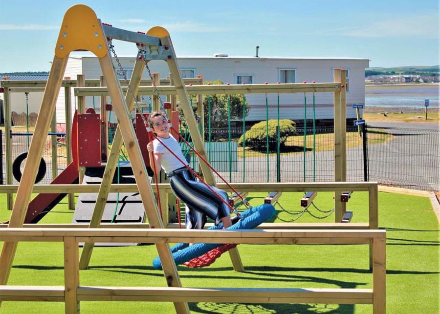 adventure play park at ryan bay holiday park in Innermessan