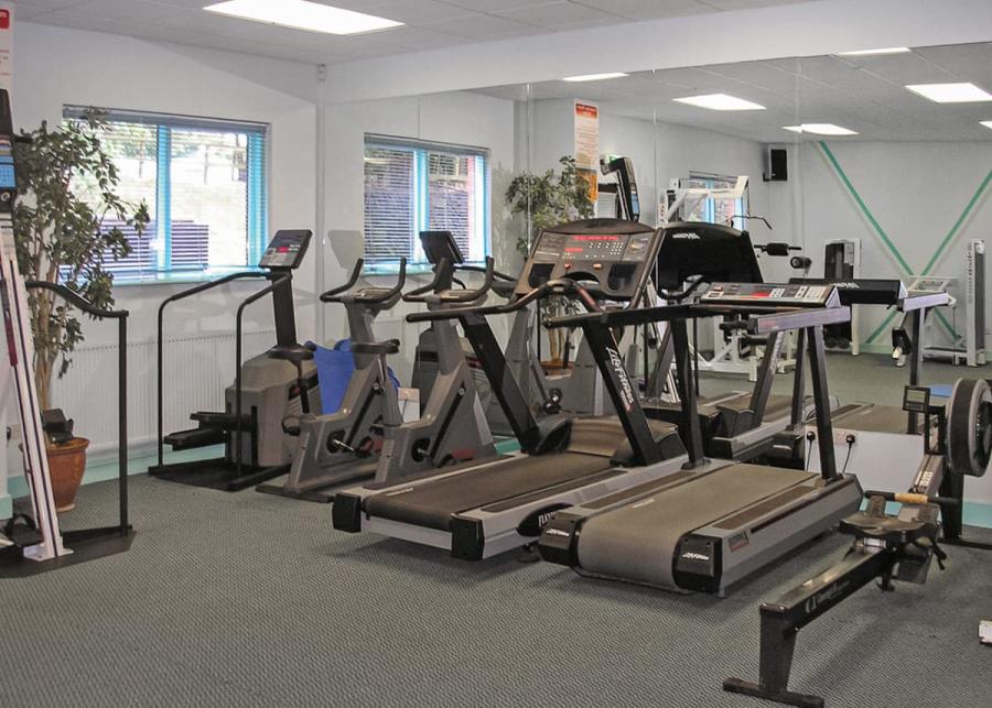 gym at thurston manor holiday park in dunbar