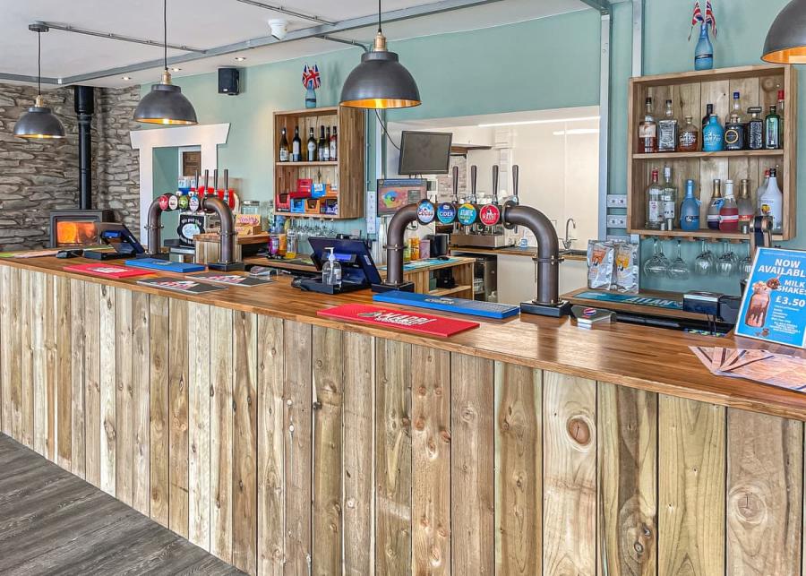 bar at trefach country club and holiday park in pembrokeshire