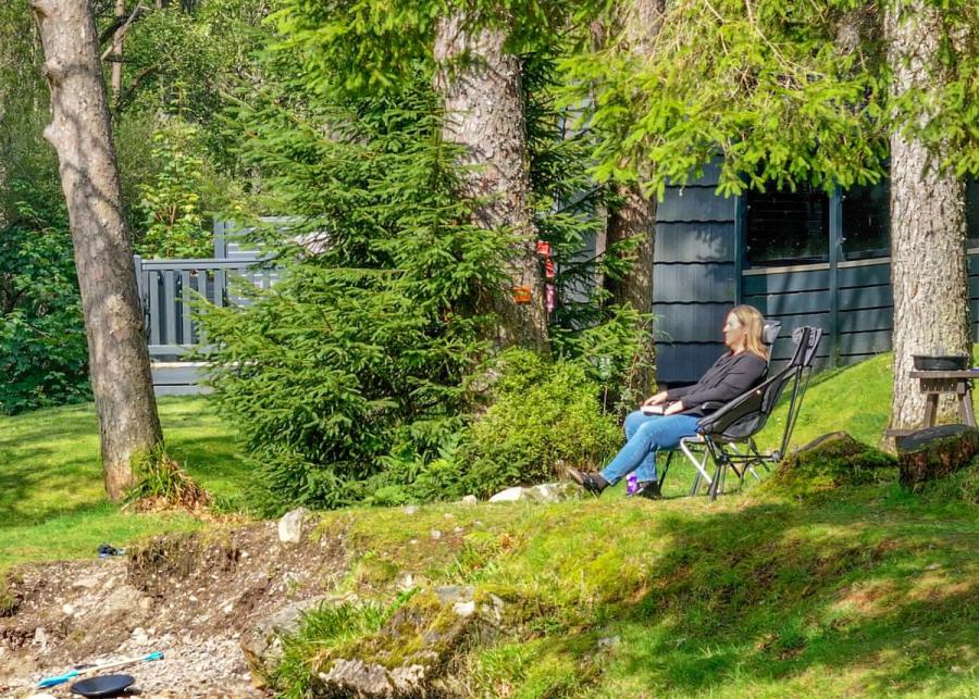 park setting at tyndrum holiday park in tyndrum