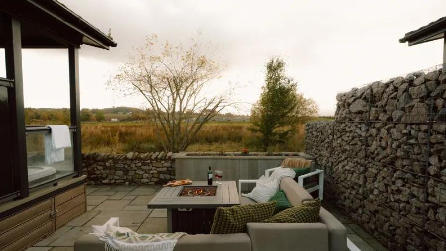 enjoying luxury lodge holidays in Penrith at Ullswater Heights holiday park