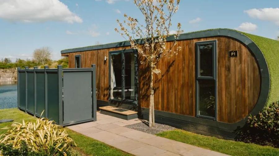 stunning glamping pods at Ullswater Heights holiday park