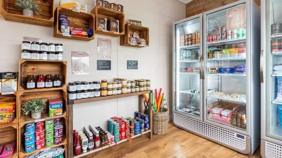 the shop at Ullswater Heights holiday park