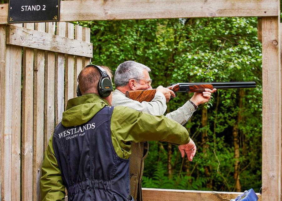 clay pigeon shooting at westlands country park in annan