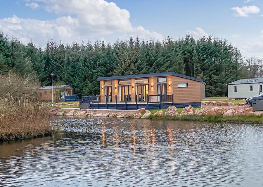 lakes at westlands country park in dumfries and galloway