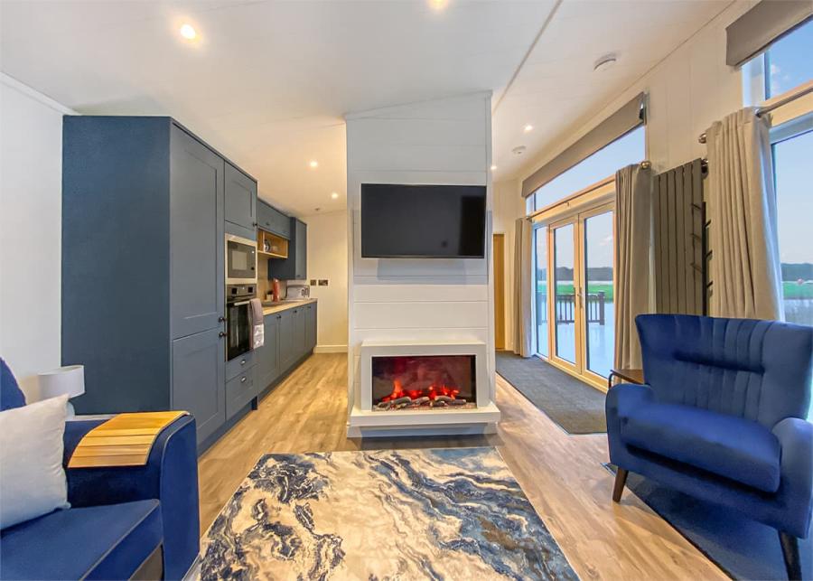 lodge accommodation at westlands country park in dumfries and galloway