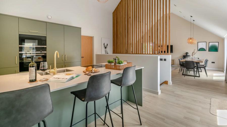 inside a holiday home at Whalesborough Farm Resort