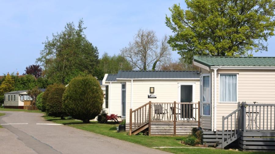 static caravans for hire at White Rose Holiday Park