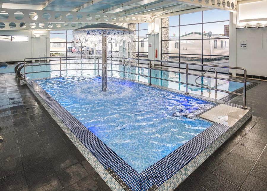 indoor swimming pool at whitehouse holiday park in towyn