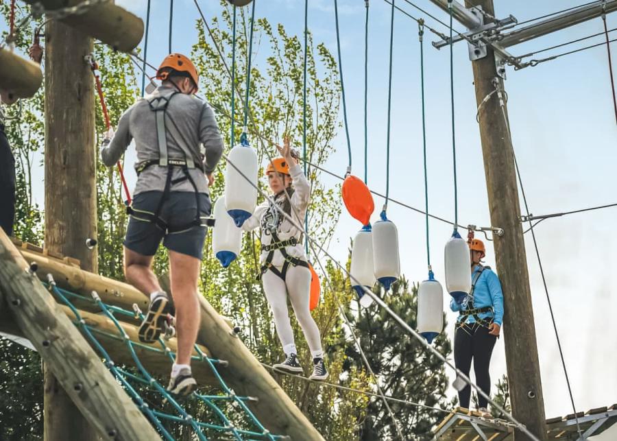 high ropes at whitehouse holiday park in towyn