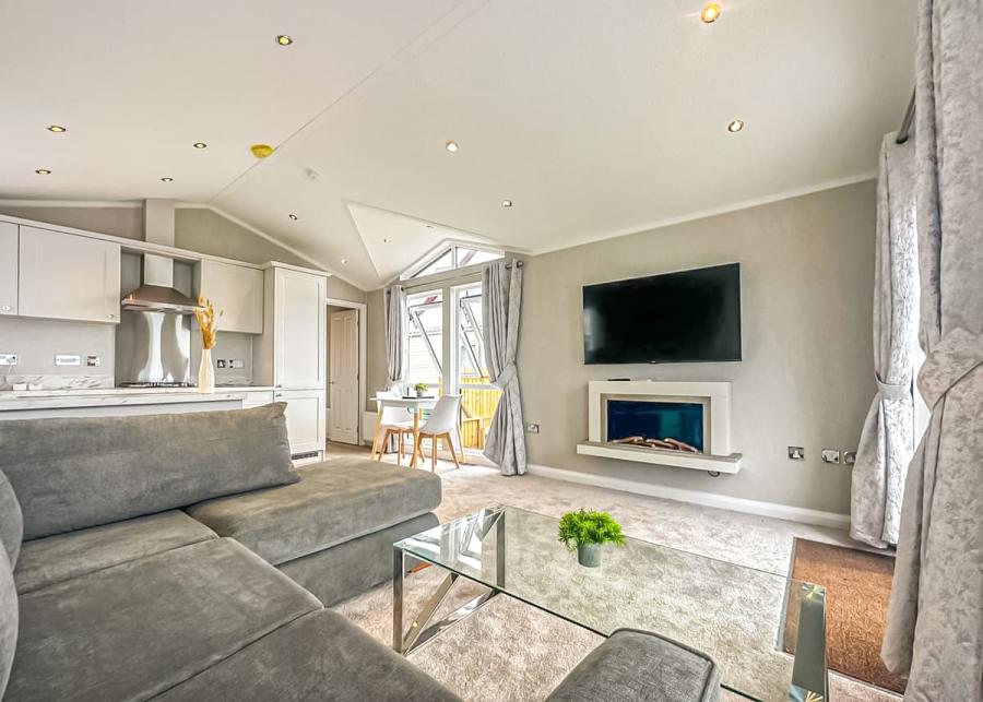 modern open plan living at wide horizons holiday park in aberaeron
