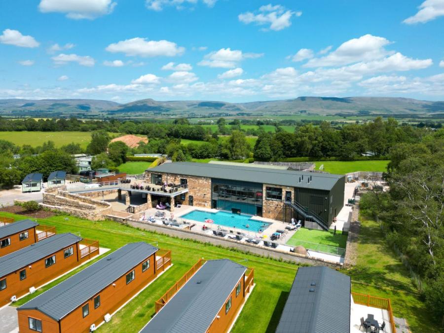 looking at the main Wild Rose Holiday Park complex