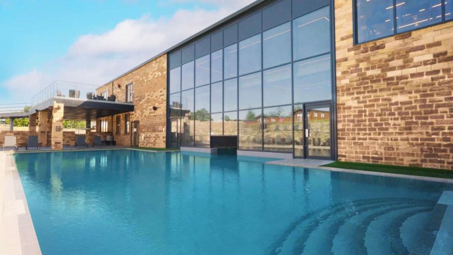 Wild Rose Holiday Park outdoor swimming pool