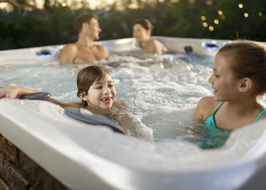 hot tub facilities at woodlands hall holiday park near ruthin in denbighshire