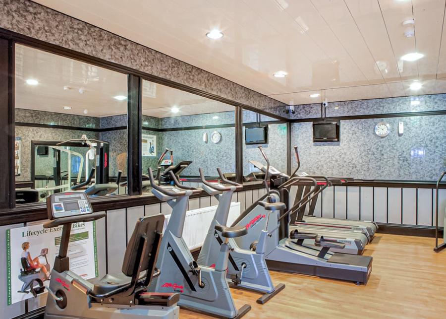 gym at woodlands hall holiday park near ruthin in denbighshire