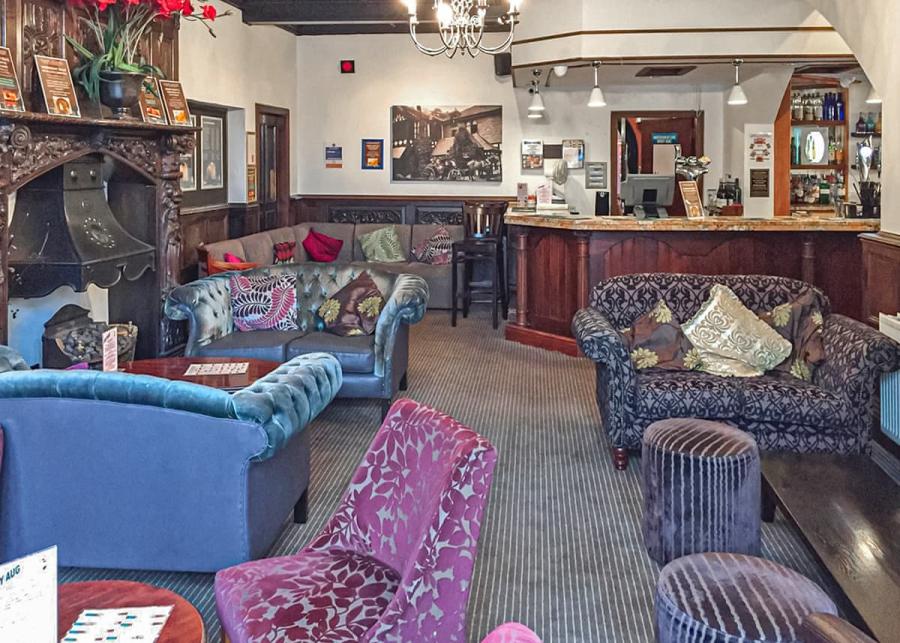 bar at woodlands hall holiday park near ruthin 