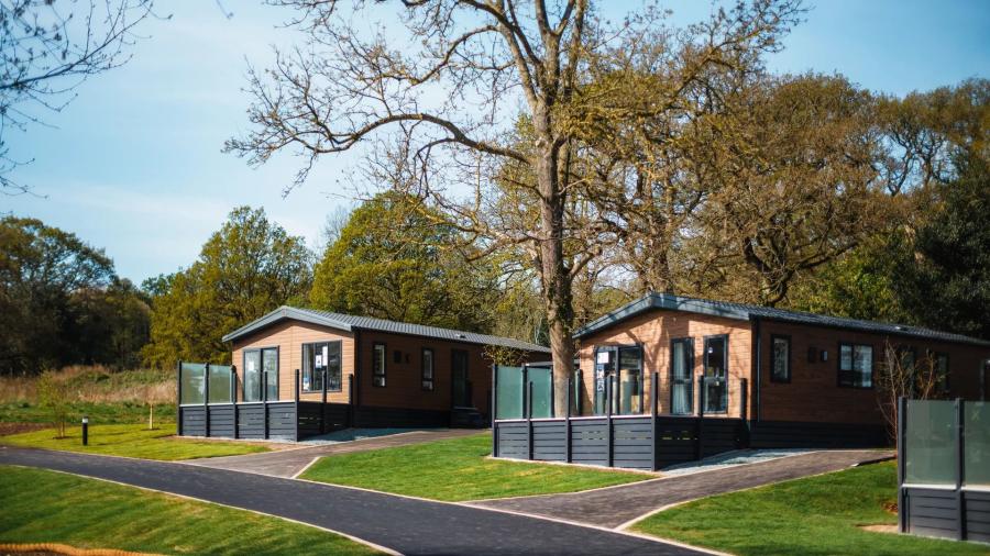 luxury lodges in Denbighshire at Bryn Morfydd Lodge Park